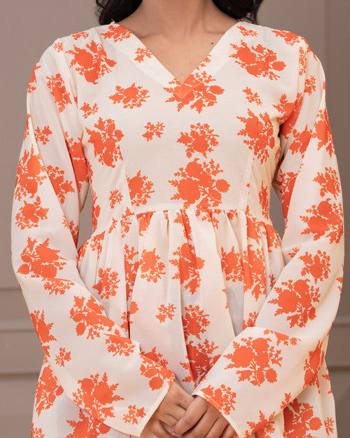 Floral Peplum Top