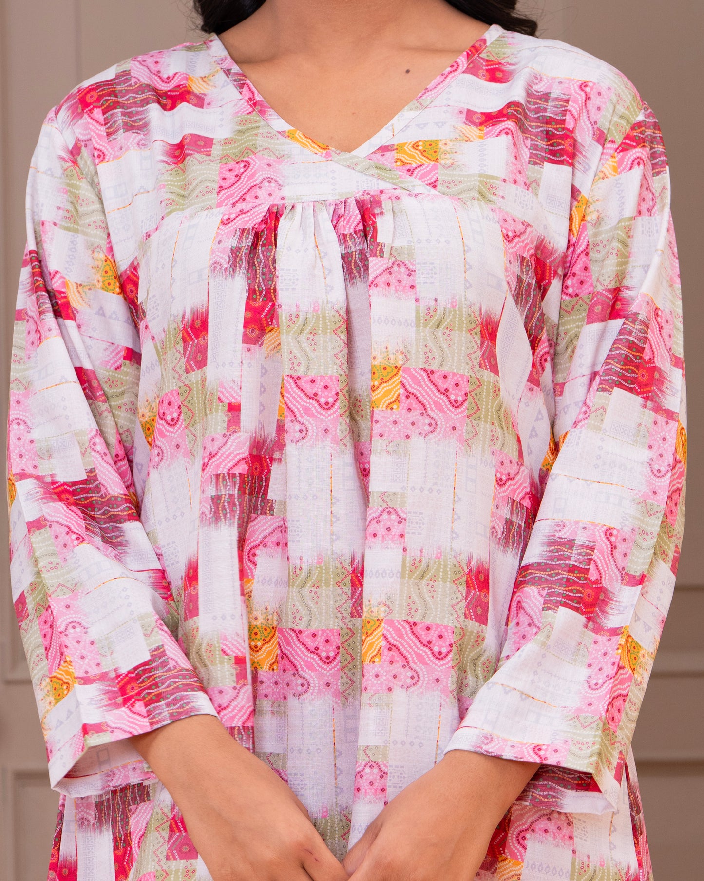 Trendy Multicolor Printed Co-ord Set for Women – Soft Cotton Blend