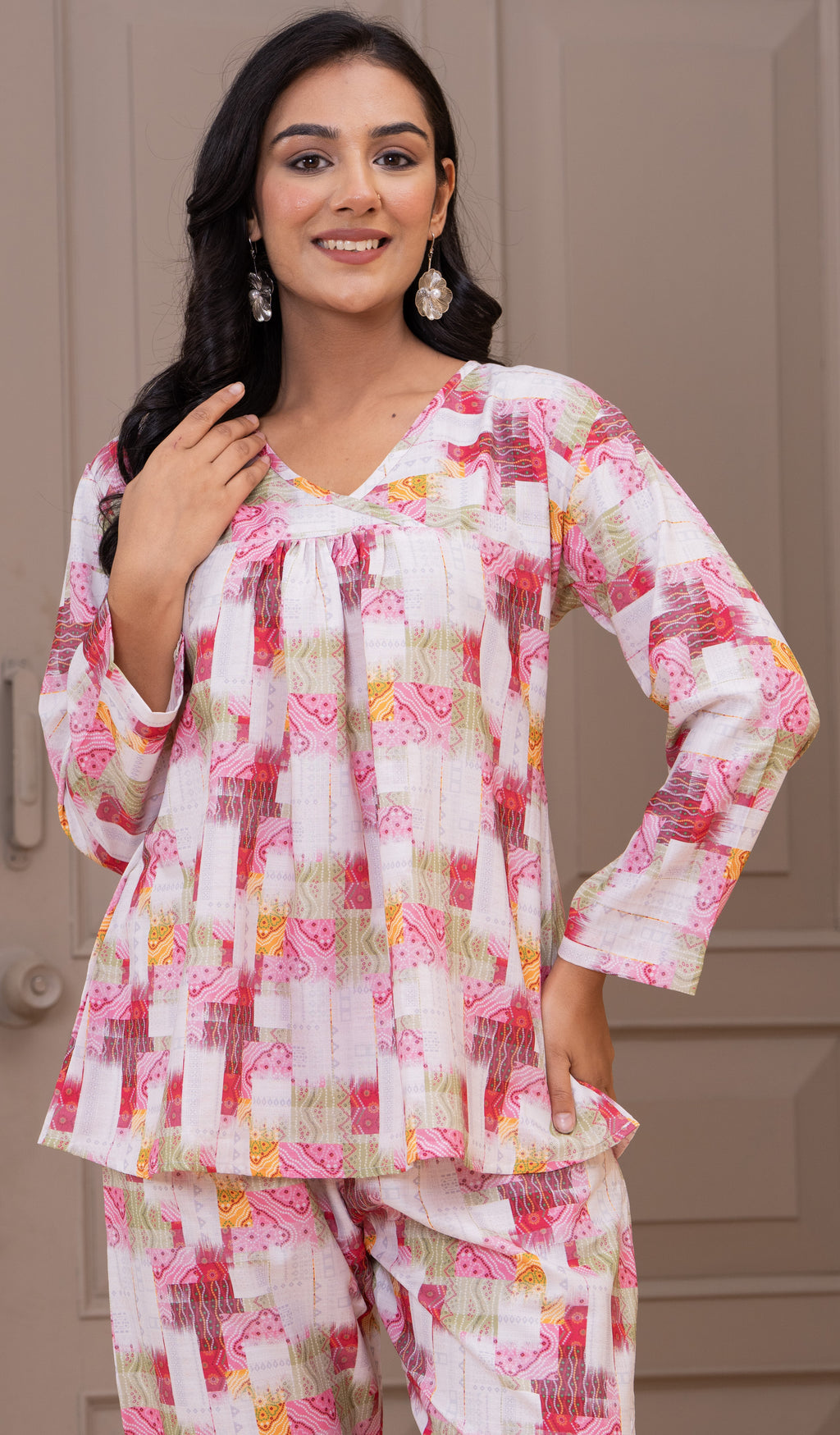Classic Bandhej  Cord Set