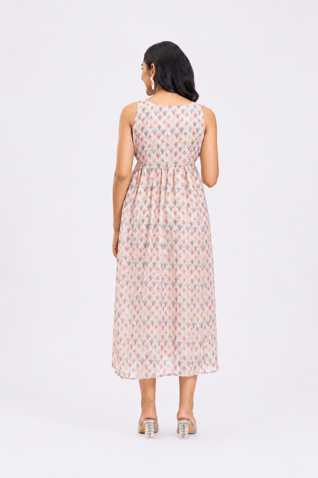 CREAMY BLOOM DRESS