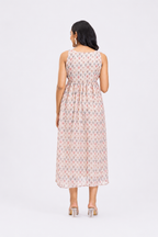 CREAMY BLOOM DRESS