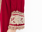 VELVET DHOTI DRESS