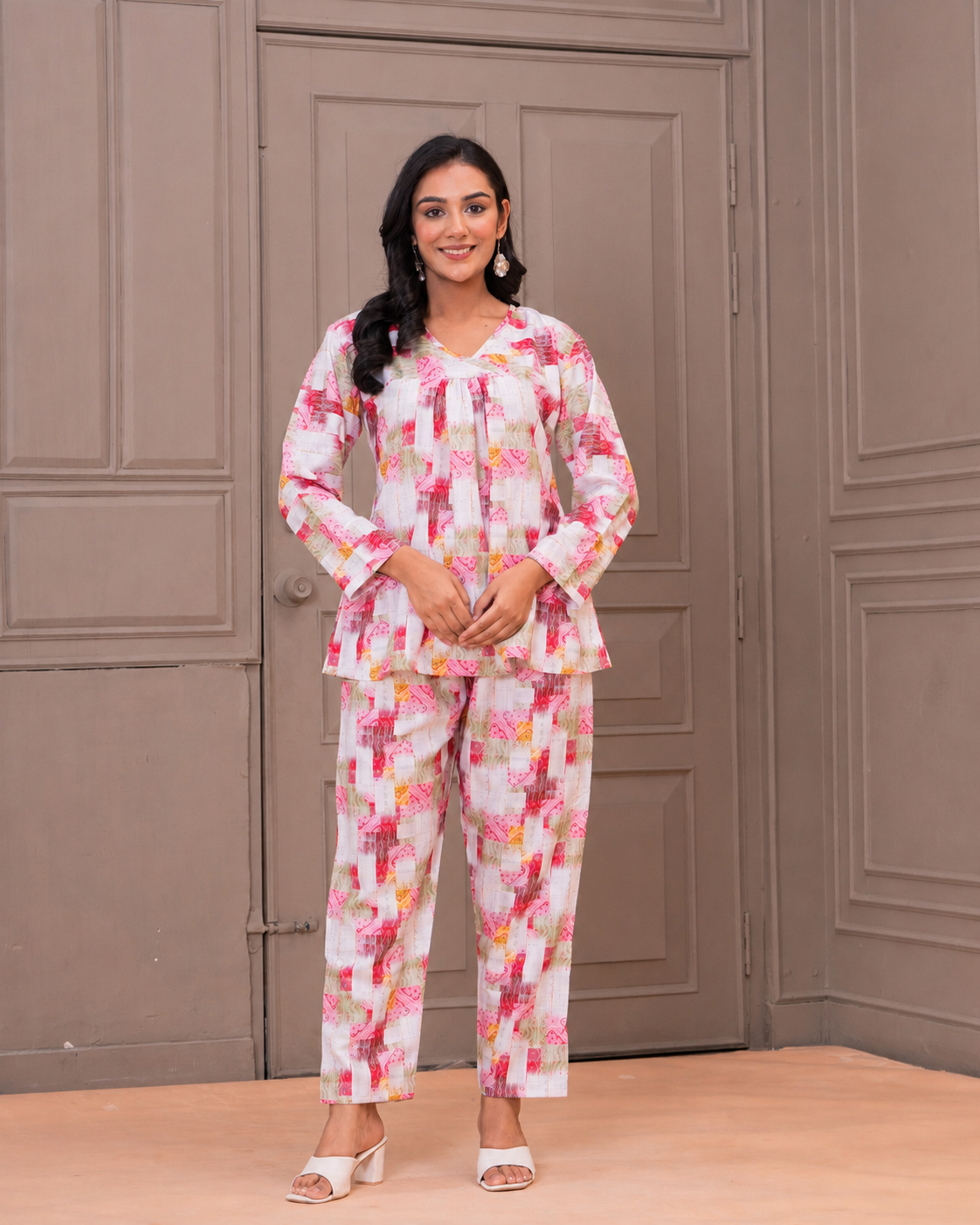 Classic Bandhej  Cord Set