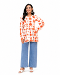 FLORAL PEPLUM TOP