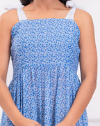 Dreamy blue knee dress
