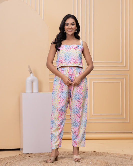 Elegant Printed Co-Ord Set for Women